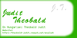 judit theobald business card